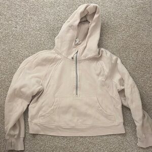 Lululemon cropped half zip